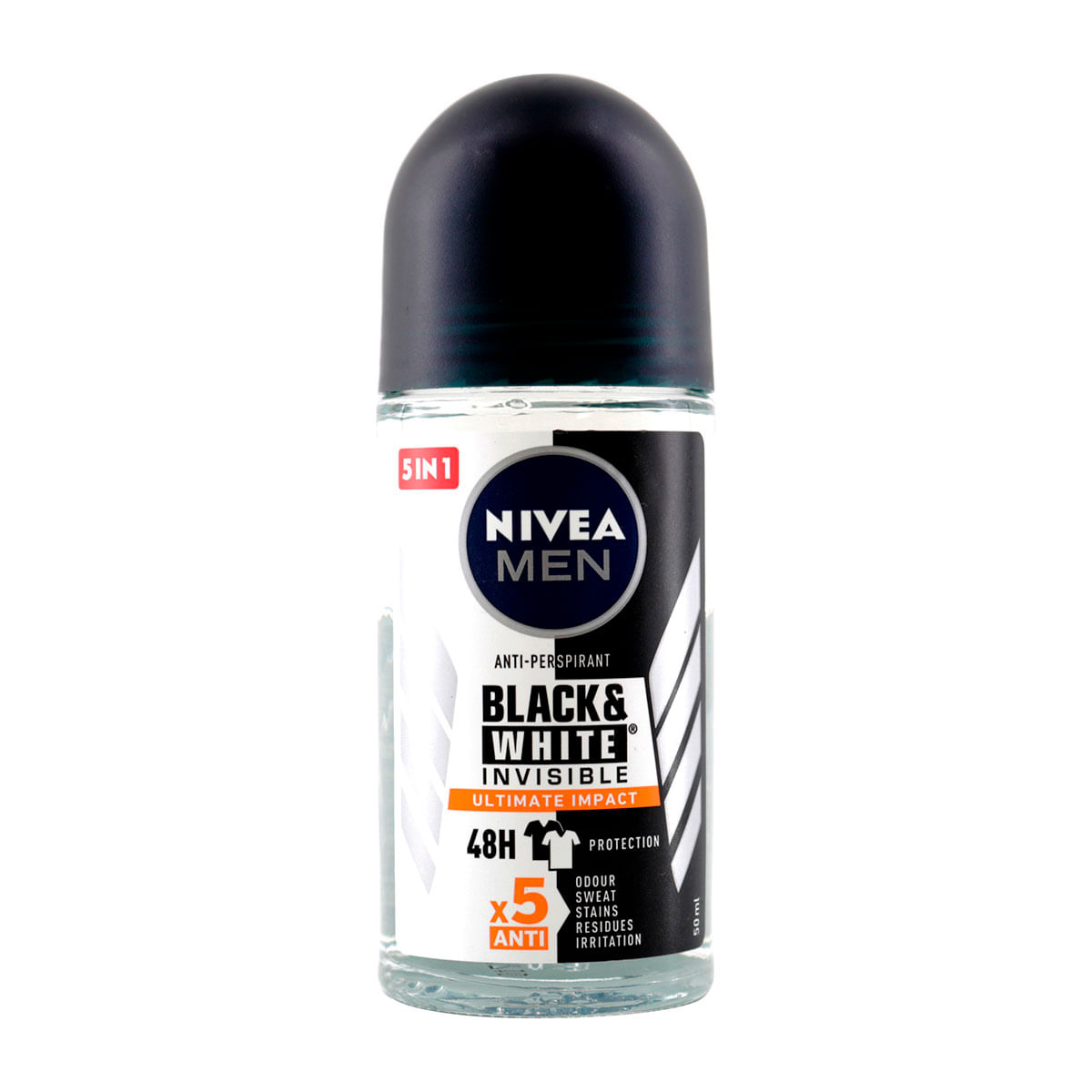 Antitranspirante Nivea Men Black & White Ultimate Impact Roll On x 50 ...