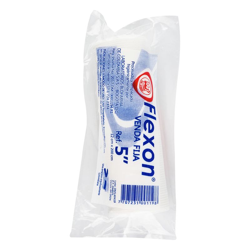 venda-fija-blanca-flexon-5x5