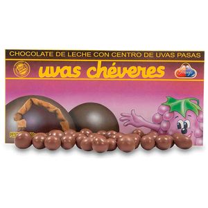 Uvas Chéveres Con Chocolate Estuche X 40 G.