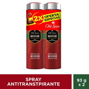 Spray Antitranspirante Old Spice Adventure x 2 Uds Oferta Especial.