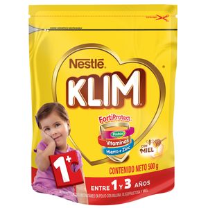 Alimento Lácteo Klim Nestlé 1+ con DHA Advanced Protectus Paquete x 500 g