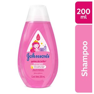 Shampoo Johnsons Baby Gotas de Brillo Frasco x 200 mL