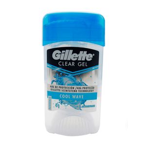 Antitranspirante Gillette Clear Gel Cool Wave Barra X 45 G.