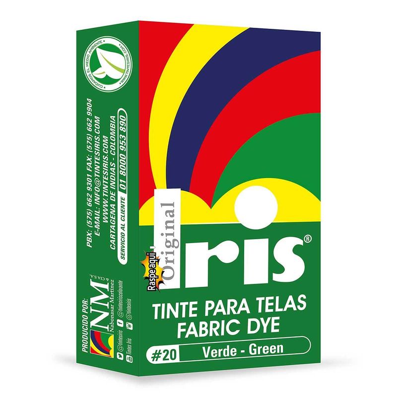 tinte-iris-20-verde-9-gr
