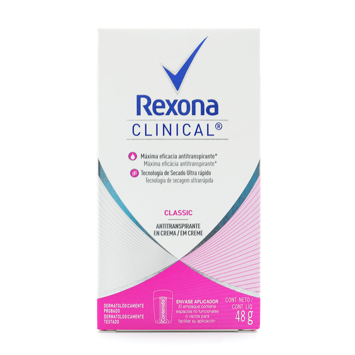 Antitranspirante Rexona Women Clinical Classic Barra x 48 g. - Farmaexpress