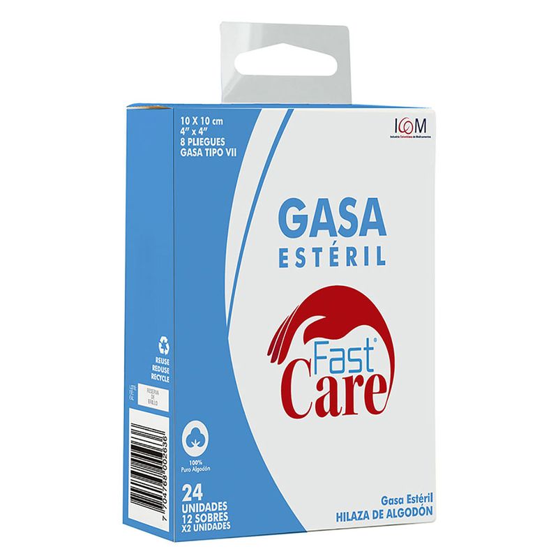 gasa-fast-care-esteril-4x4-yd-12sbs-icom
