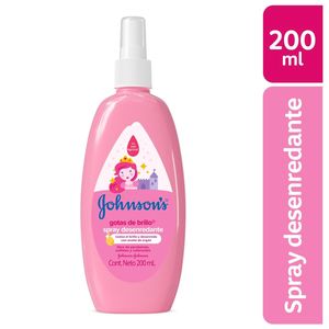 Desenredante Johnsons Baby Gotas de Brillo Spray x 200 mL