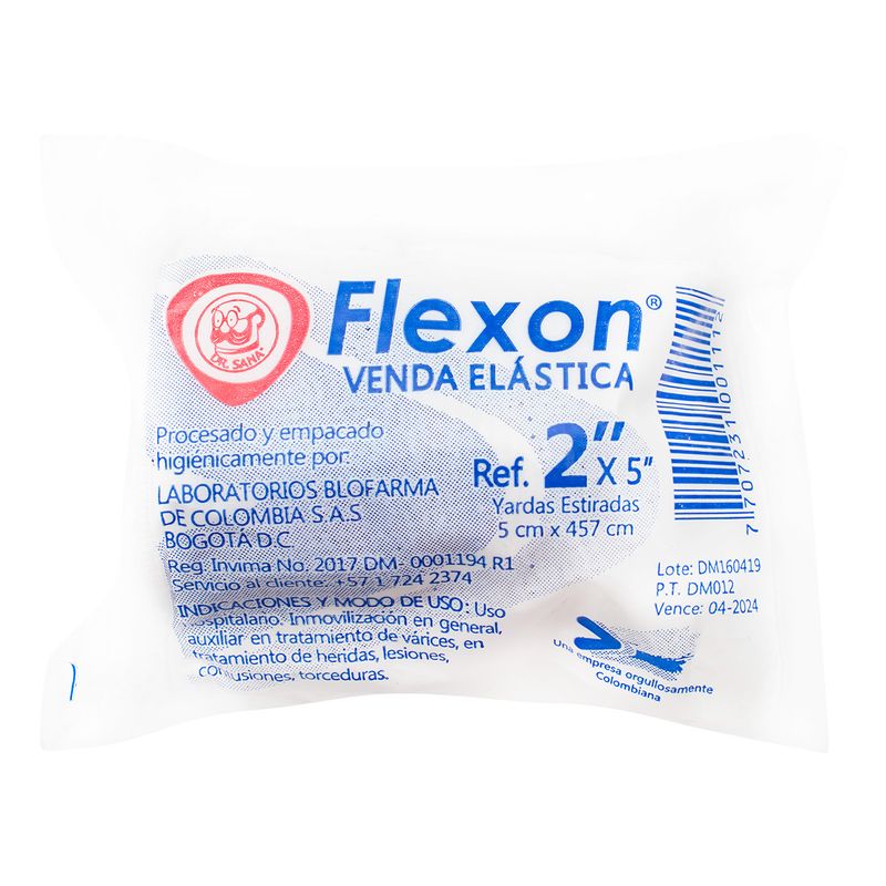 venda-elastica-blanca-flexon-2x5
