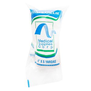Venda Elástica Medical Supplies Piel 4 X 5 Yd X 1 Ud.
