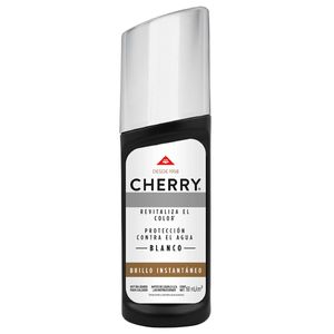 Betún Líquido Cherry Brillo Instantáneo Blanco Frasco x 60 mL