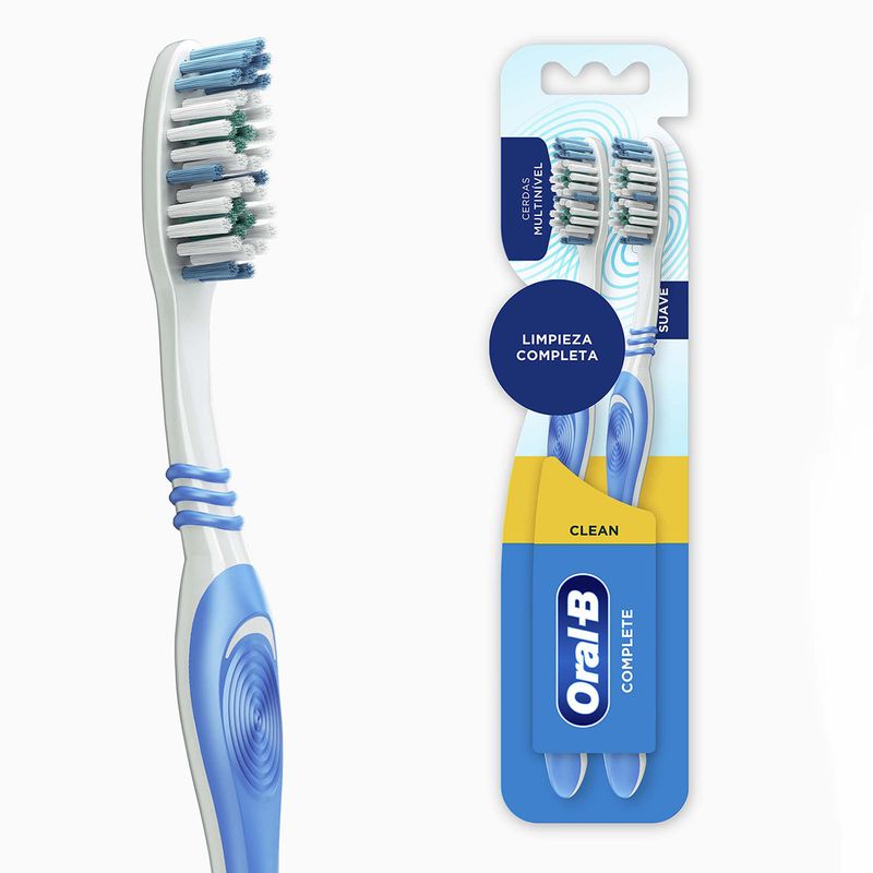 Cepillo Dental Oral-B Complete Clean - 2 Unidades