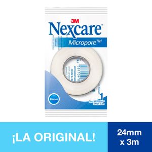 Micropore 3M Nexcare Blanco 24 mm x 2.75 m Paquete x 1 Ud