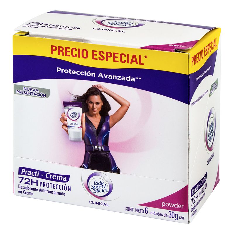 dtelady-ssclinprcrema-30gr-6und-pe