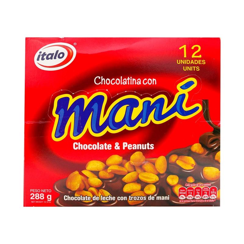 chocolatina-italo-mani-12-und