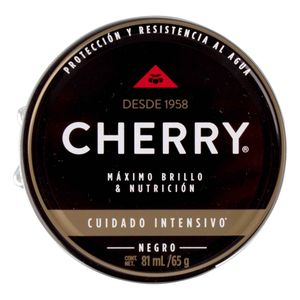 Betún Cherry Cuidado Intensivo Negro Lata x 65 g.