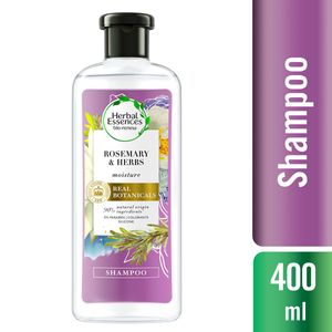 Shampoo Herbal Essences Rosemary & Herbs Frasco x 400 mL.