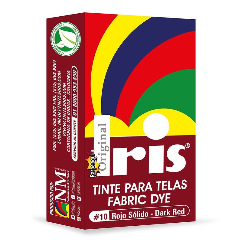 tinte-iris-10-rojo-solido-9-gr