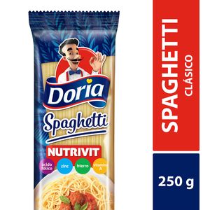 Spaghetti Doria Nutrivit Paquete x 250 g.