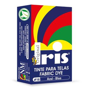 Tinte para Telas Iris N-16 Azul Caja x 9 g.