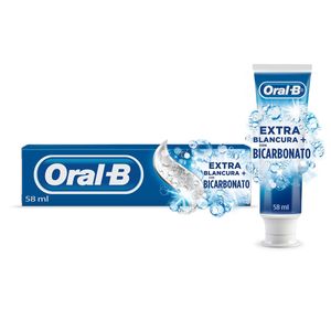 Crema Dental Oral-B Extra Blancura con Bicarbonato Tubo x 58 mL.
