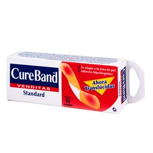 Curas Cure Band Venditas Standard Caja x 10 Uds