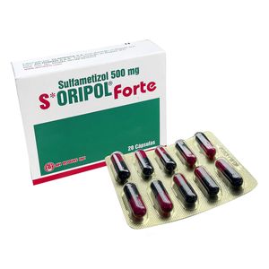 S Oripol Forte 500 Mg Ah Robins Caja X 20 Cápsulas.