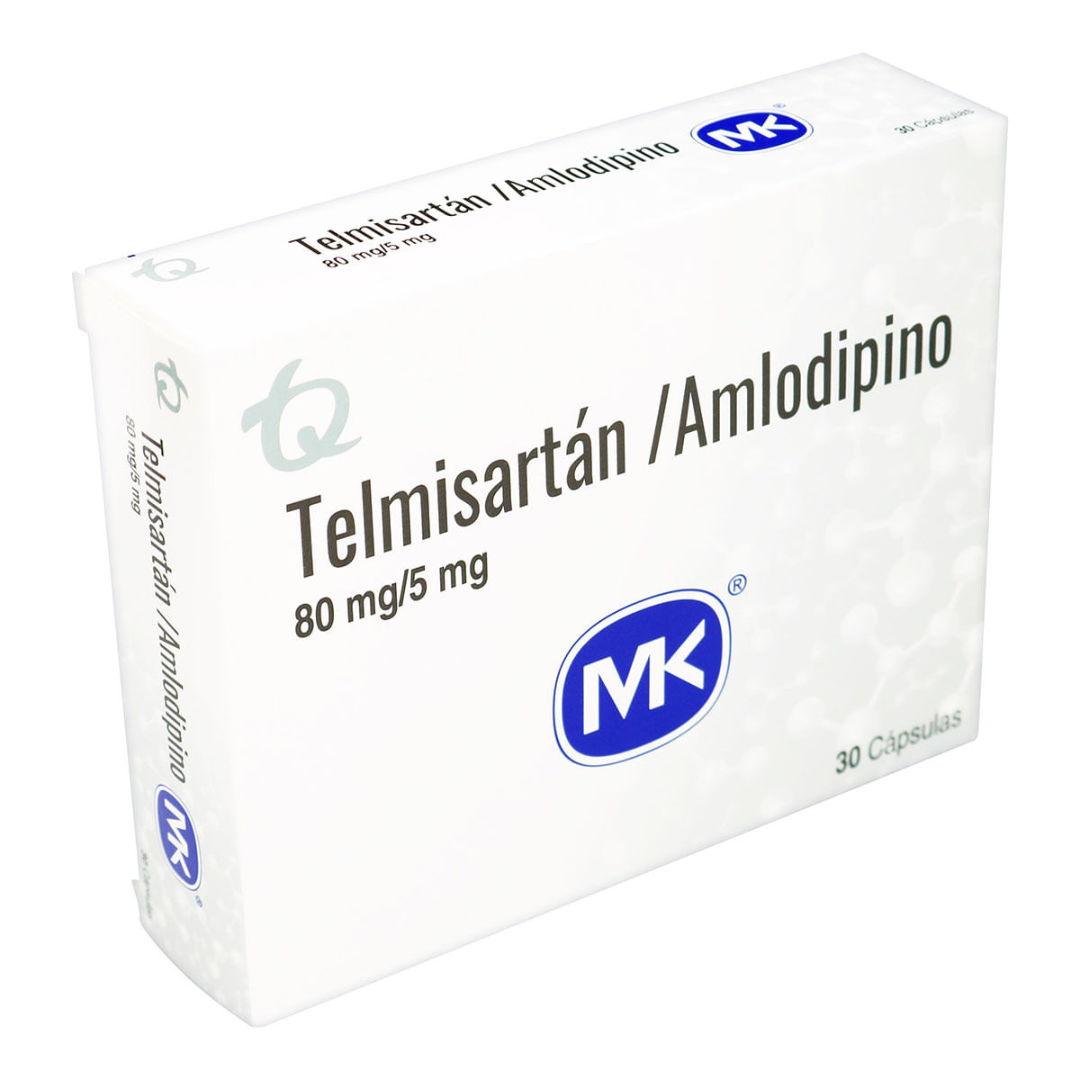 Telmisartán-Amlodipino 80-5 mg Mk Caja x 30 Cápsulas - Farmaexpress