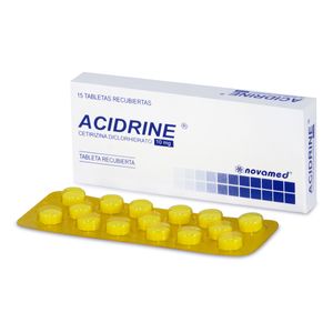 Acidrine 10 Mg Novamed Caja X 15 Tabletas Recubiertas.