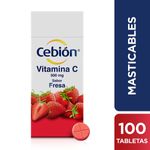 cebion-masticable-fresa-100-tabletas