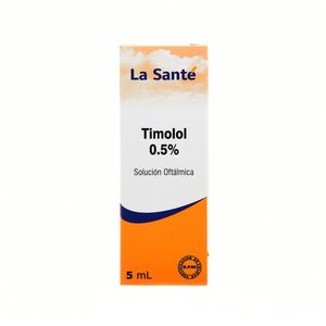 Solución Oftálmica Timolol 0.5% La Santé Frasco X 5 Ml.