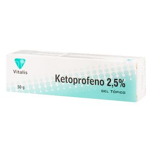 Gel Tópico Ketoprofeno 2.5% Vitalis Tubo X 50 G.