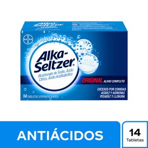Alka-Seltzer Efervescente Caja X 14 Tabletas.