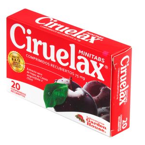 Ciruelax Minitabs 75 Mg Caja x 20 Comprimidos Recubiertos