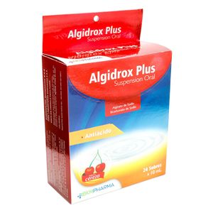 Suspensión Oral Algidrox Plus Sobre x 10 mL Bkm Pharma Caja x 24 uds