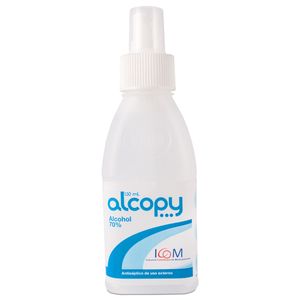 Alcohol Icom Alcopy Antiséptico Spray X 130 Ml.
