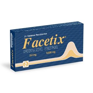Facetix 2.0 Mg/0.035 Mg Gynopharm Caja X 21 Tabletas Recubiertas.