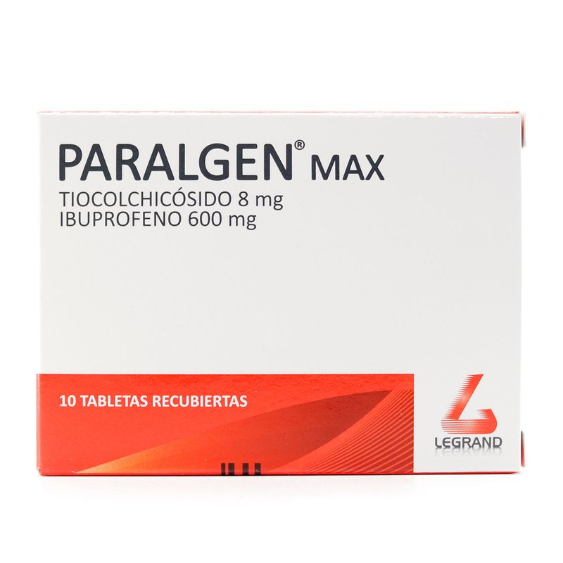 paralgen-max-10-tabletas