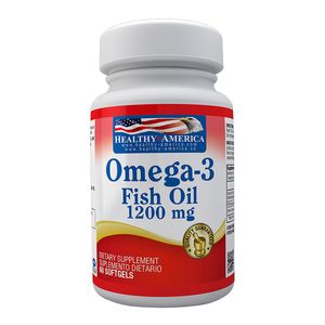 Suplemento Dietario Omega-3 Healthy America Frasco X 60 Softgels.