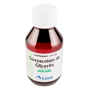 Jarabe Guayacolato De Glicerilo 100 Mg/5 Ml Licol Frasco X 120 Ml.