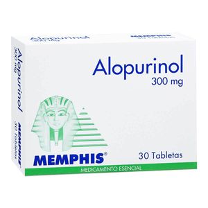 Alopurinol 300 Mg Memphis Caja X 30 Tabletas.