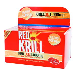 Suplemento Dietario Red Krill Oil 1000 Mg Caja X 30 Softgels.