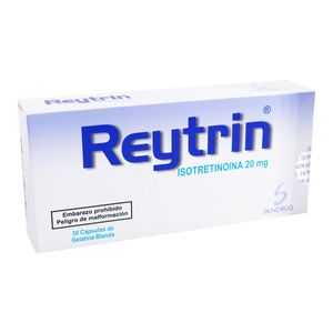 Reytrin 20 Mg Isotretinoina Skindrug Caja X 30 Cápsulas Blandas.