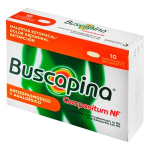 Buscapina Compositum NF 10 Mg/325 Mg Caja x 10 Comprimidos Recubiertos