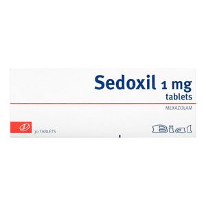 Sedoxil 1 Mg Mexazolam Caja X 30 Tabletas.