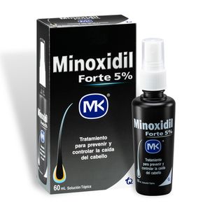 Solución Tópica Minoxidil Forte 5% MK Spray x 60 mL