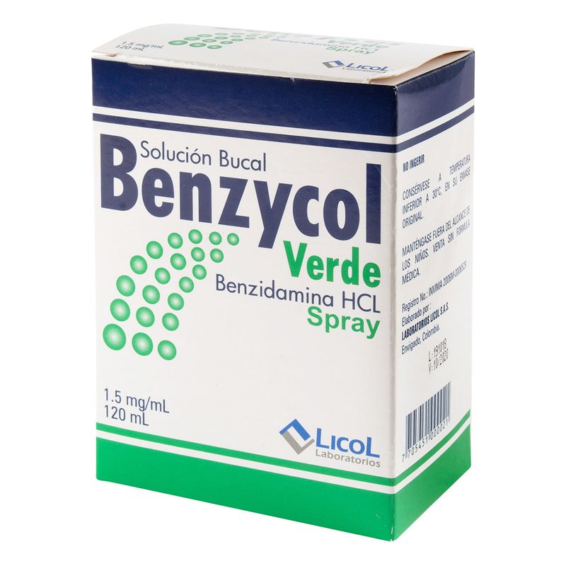 benzycol-spray-verde-120-ml