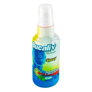 Solución Bucofaríngea Bucaliv 1.4% Menta Spray x 120 mL