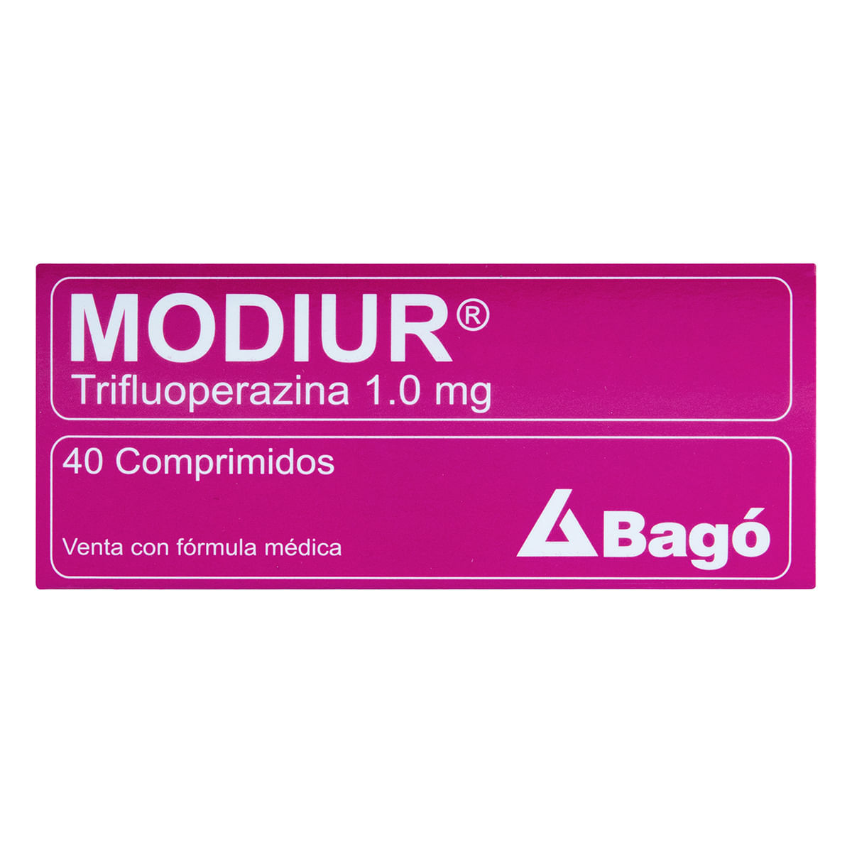 Modiur 1.0 Mg Bagó Caja X 40 Comprimidos. - Farmaexpress