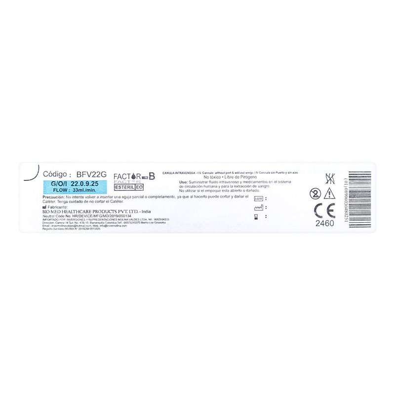 cateter-canula-intravenosa-22g-und-icom