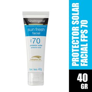 Protector Solar Sun Fresh Facial Fps 70 Neutrogena Tubo x 40 g